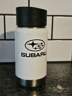 Subaru Klean Kanteen 12 Oz White Insulated Coffee Tea Cup Small Travel Tumbler